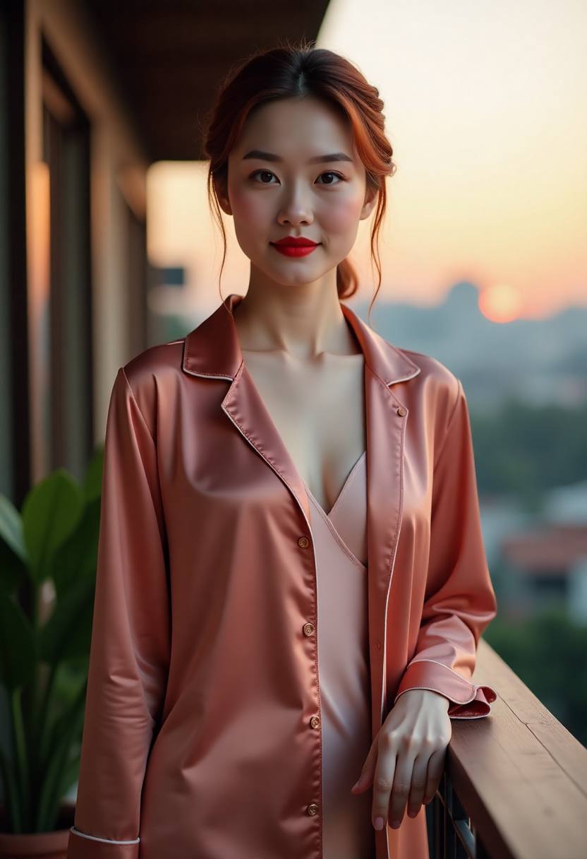 演员在片场交流剧本